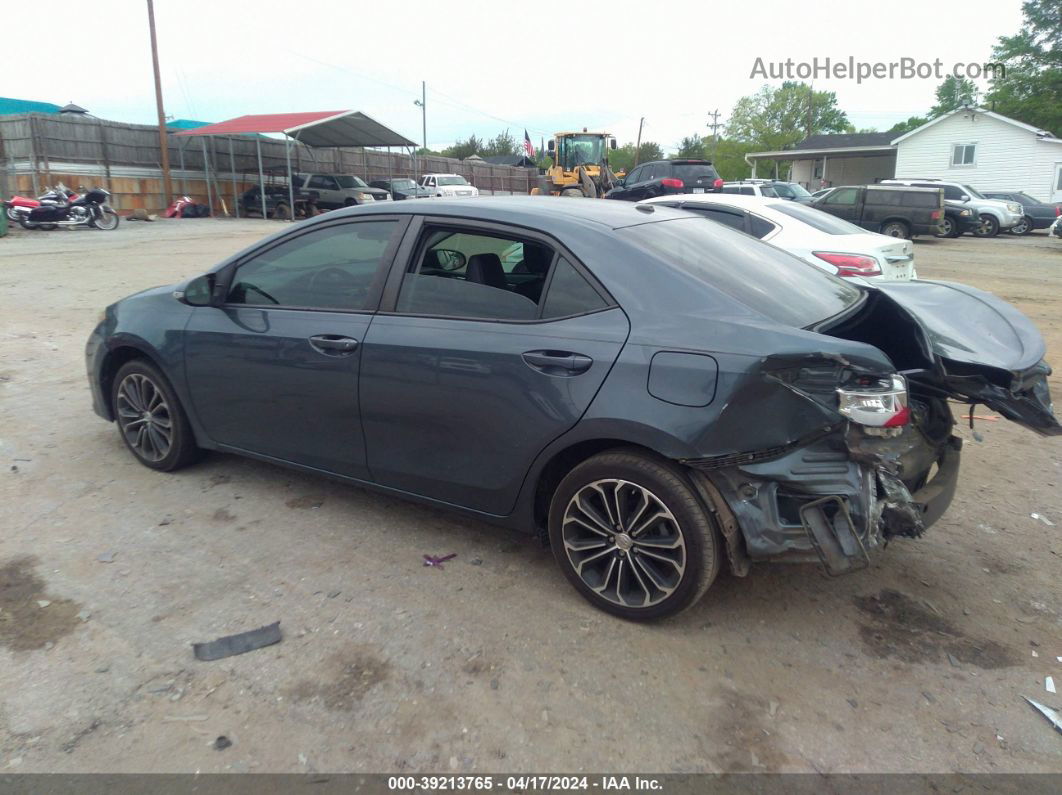 2014 Toyota Corolla S Premium Blue vin: 2T1BURHE5EC126952