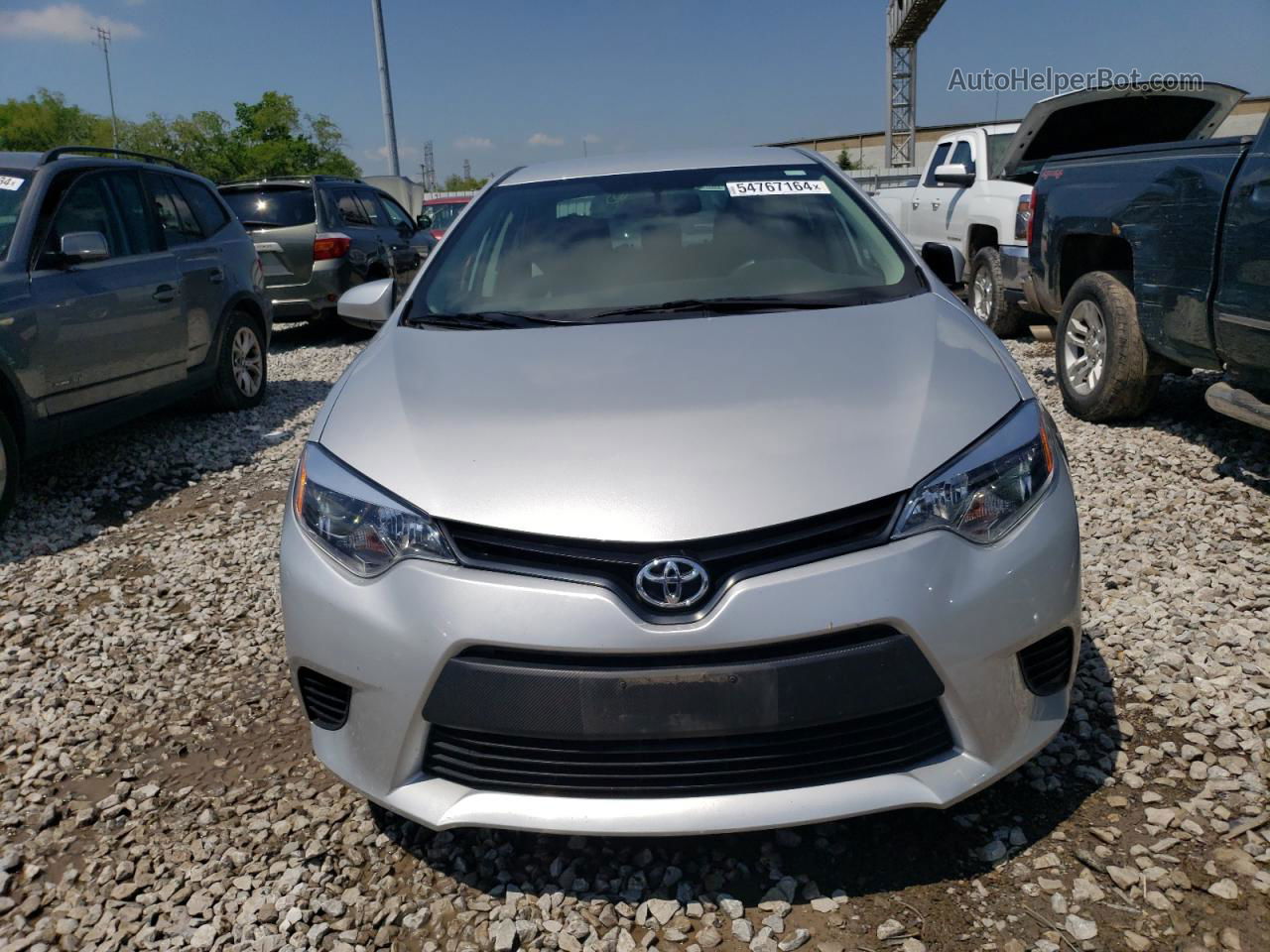 2014 Toyota Corolla L Silver vin: 2T1BURHE5EC130435