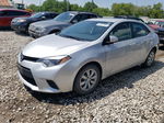 2014 Toyota Corolla L Silver vin: 2T1BURHE5EC130435