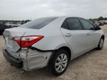 2014 Toyota Corolla L Silver vin: 2T1BURHE5EC210043