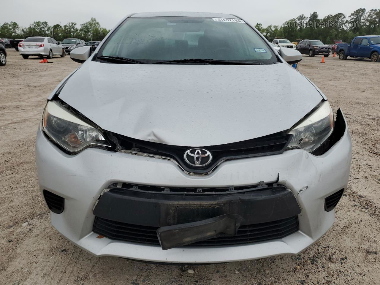 2014 Toyota Corolla L Серебряный vin: 2T1BURHE5EC210043