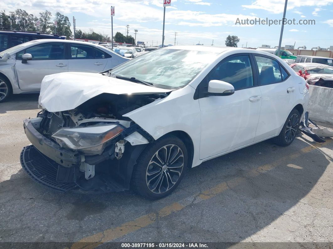 2014 Toyota Corolla S Plus White vin: 2T1BURHE5EC212777