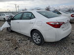 2015 Toyota Corolla L White vin: 2T1BURHE5FC232772