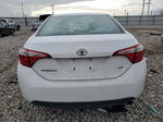 2015 Toyota Corolla L White vin: 2T1BURHE5FC232772