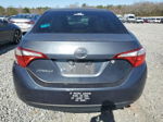 2015 Toyota Corolla L Gray vin: 2T1BURHE5FC252083