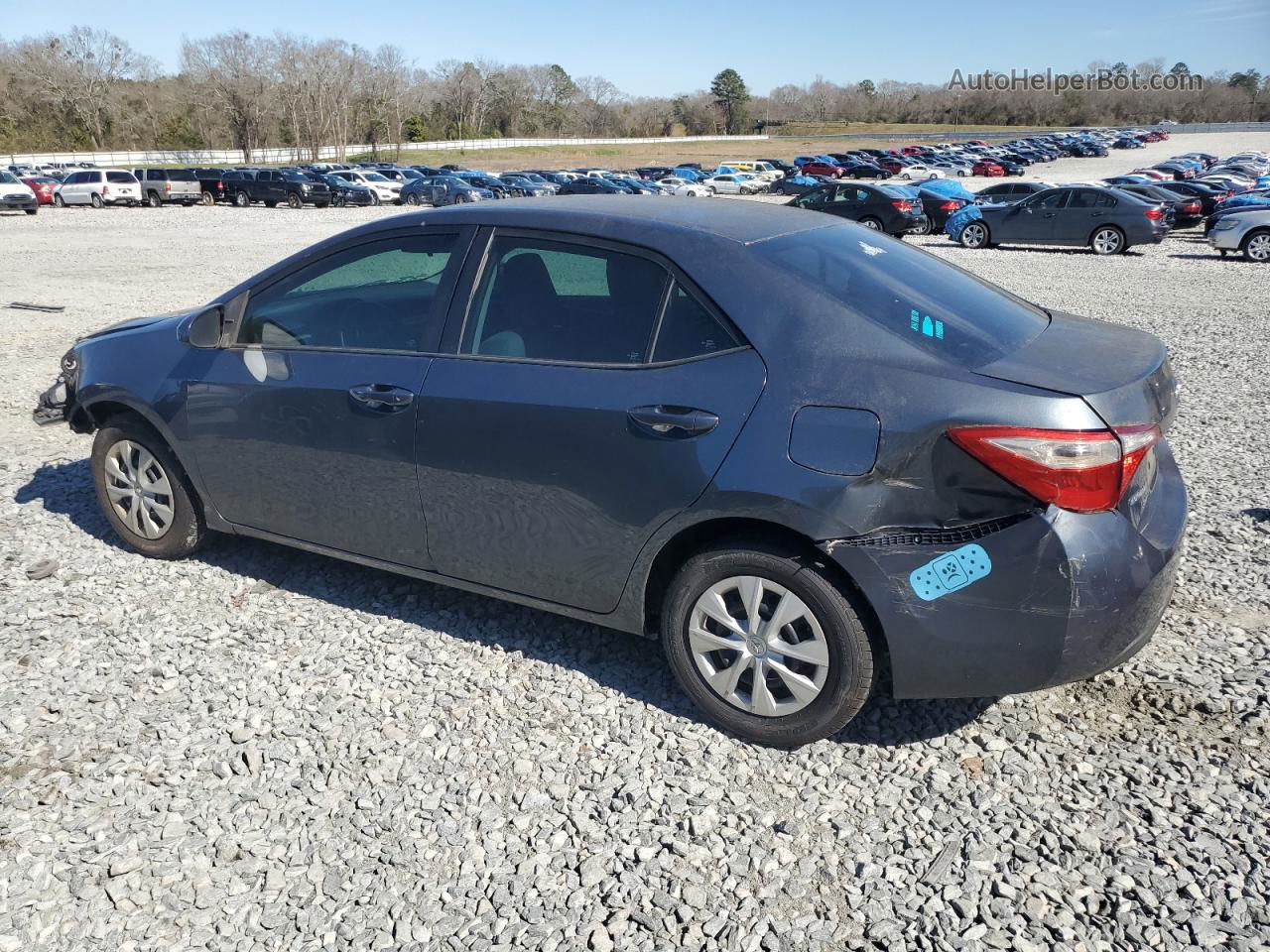 2015 Toyota Corolla L Gray vin: 2T1BURHE5FC252083