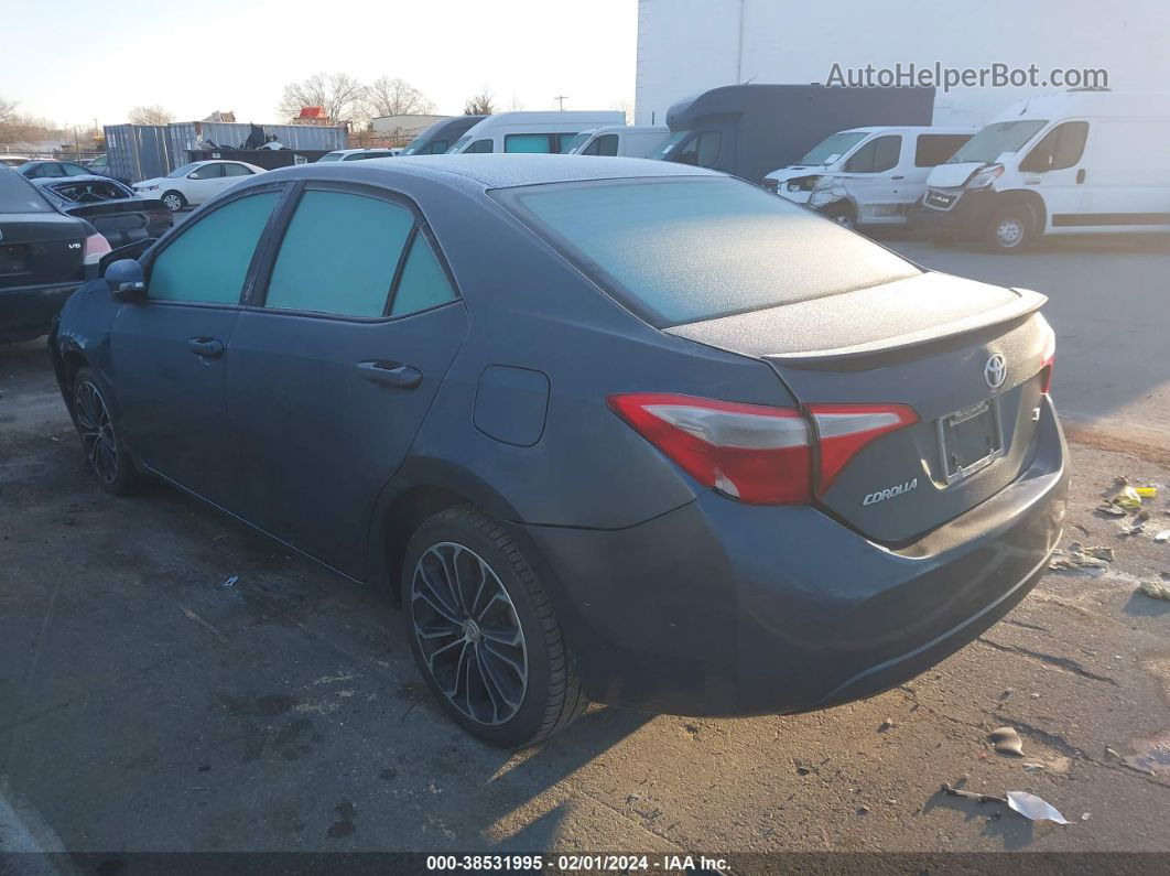 2015 Toyota Corolla S Plus Blue vin: 2T1BURHE5FC252374