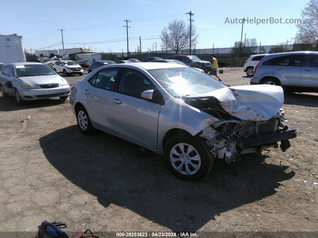 2015 Toyota Corolla L Silver vin: 2T1BURHE5FC261169