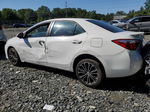 2015 Toyota Corolla L White vin: 2T1BURHE5FC265920