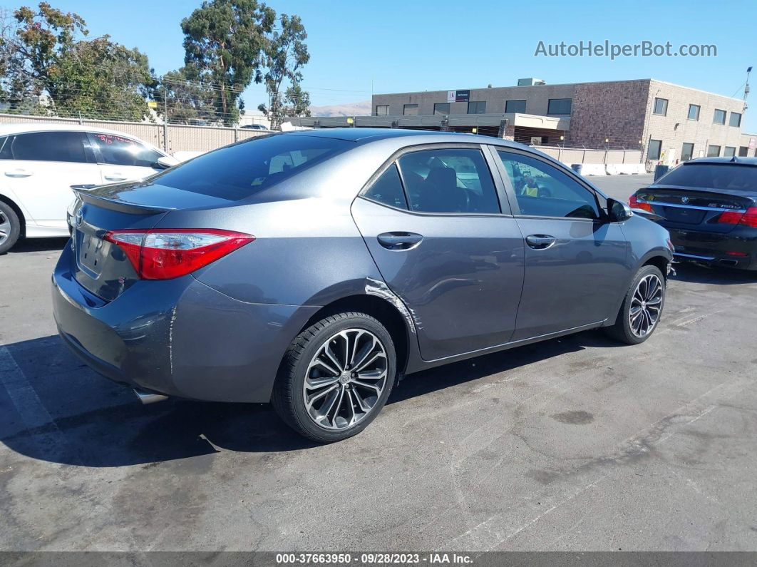 2015 Toyota Corolla S Plus Серый vin: 2T1BURHE5FC271121