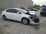 2015 Toyota Corolla L White vin: 2T1BURHE5FC286122