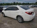 2015 Toyota Corolla L White vin: 2T1BURHE5FC286122