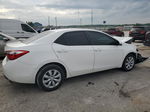 2015 Toyota Corolla L White vin: 2T1BURHE5FC286122