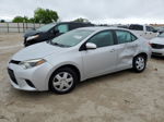 2015 Toyota Corolla L Silver vin: 2T1BURHE5FC298562