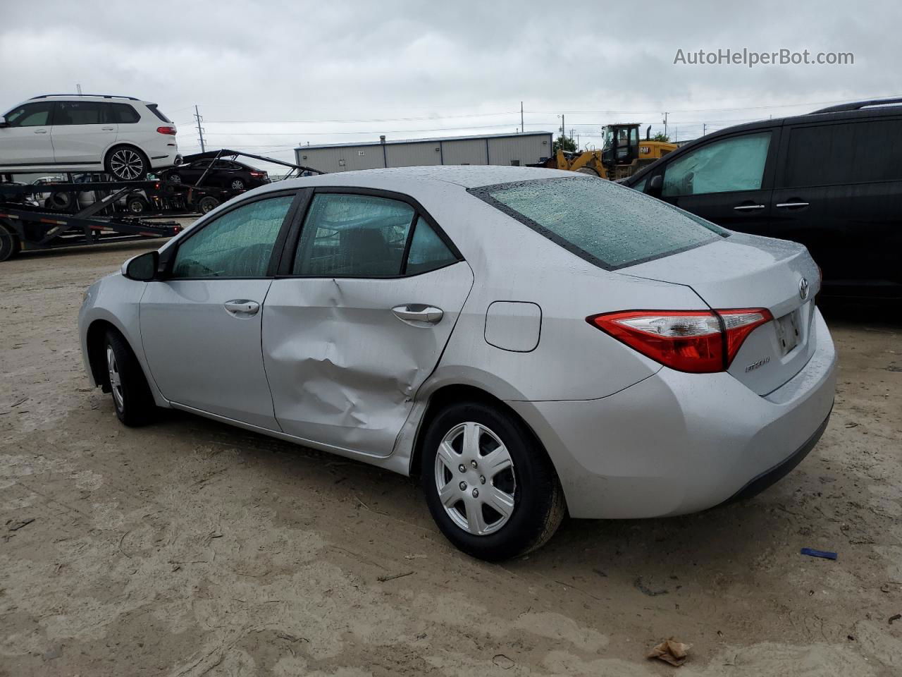 2015 Toyota Corolla L Silver vin: 2T1BURHE5FC298562