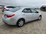 2015 Toyota Corolla L Silver vin: 2T1BURHE5FC298562