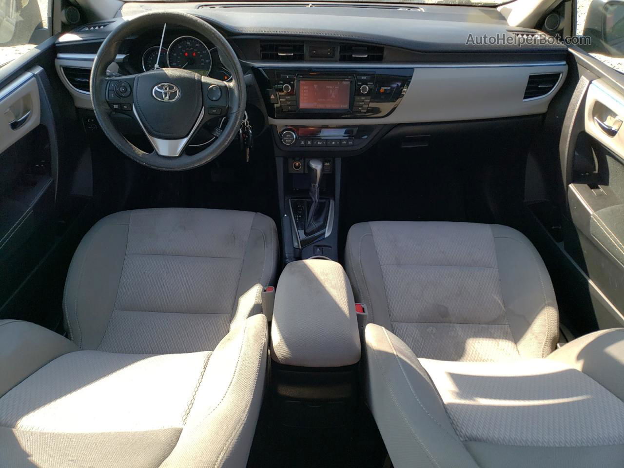 2015 Toyota Corolla L Gray vin: 2T1BURHE5FC302450