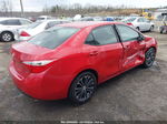 2015 Toyota Corolla Le Red vin: 2T1BURHE5FC316722