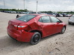 2015 Toyota Corolla L Red vin: 2T1BURHE5FC316915