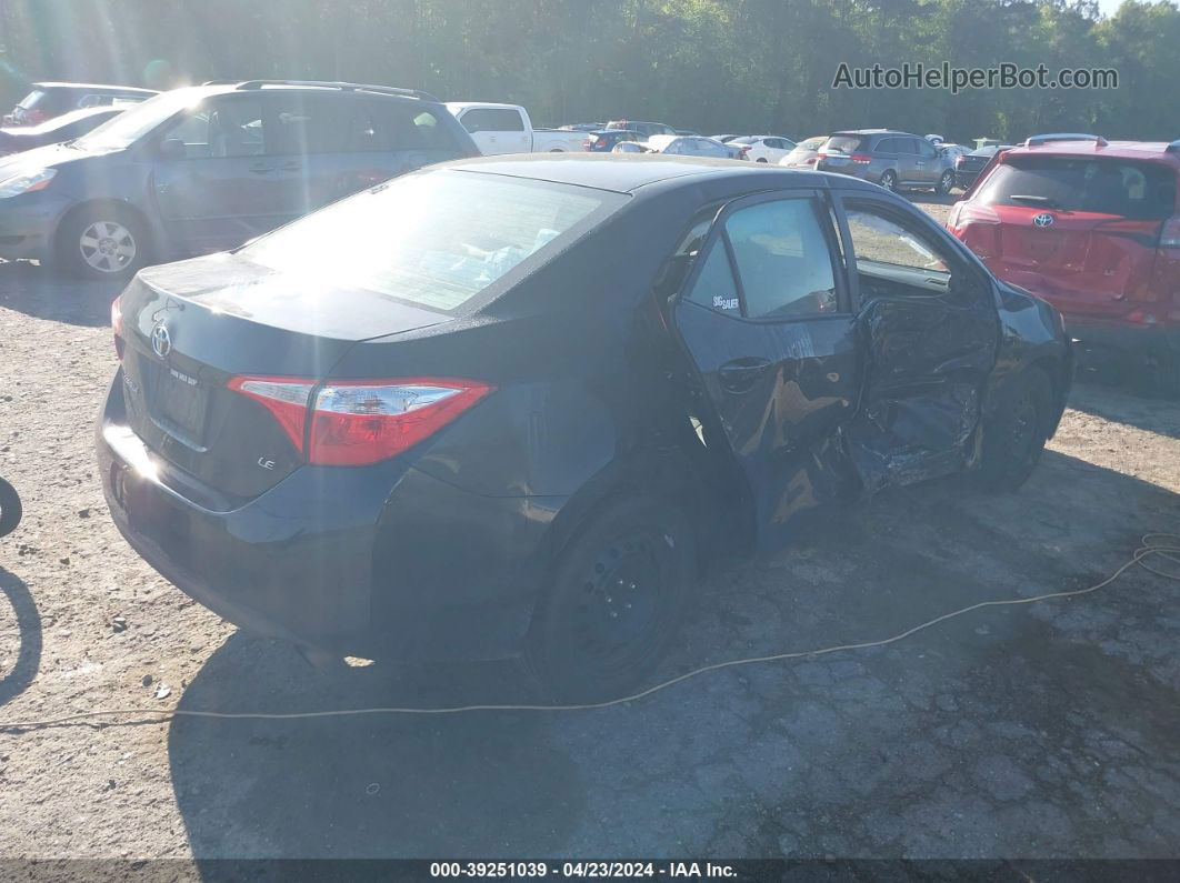 2015 Toyota Corolla Le Black vin: 2T1BURHE5FC335769