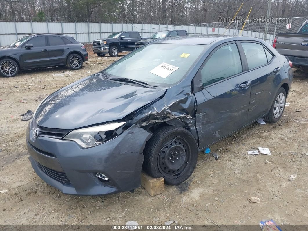 2015 Toyota Corolla Le Blue vin: 2T1BURHE5FC346626