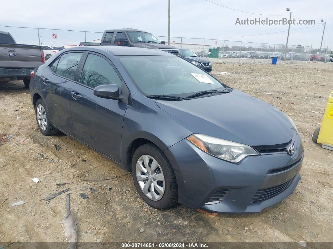 2015 Toyota Corolla Le Синий vin: 2T1BURHE5FC346626