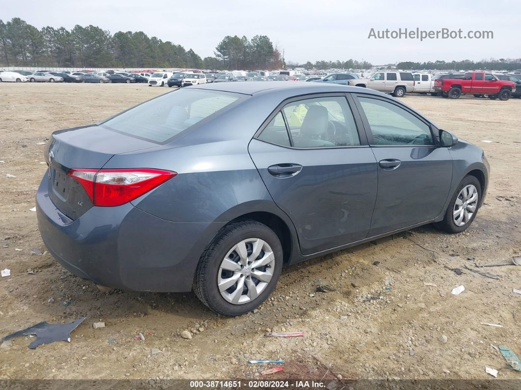 2015 Toyota Corolla Le Синий vin: 2T1BURHE5FC346626