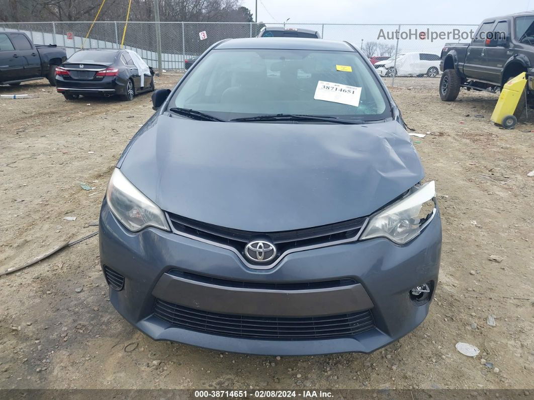 2015 Toyota Corolla Le Blue vin: 2T1BURHE5FC346626