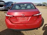 2015 Toyota Corolla L Red vin: 2T1BURHE5FC350952