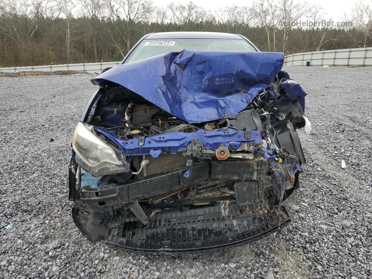 2015 Toyota Corolla L Синий vin: 2T1BURHE5FC383420