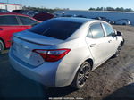 2015 Toyota Corolla S Plus Silver vin: 2T1BURHE5FC384115