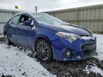 2015 Toyota Corolla L Синий vin: 2T1BURHE5FC409515