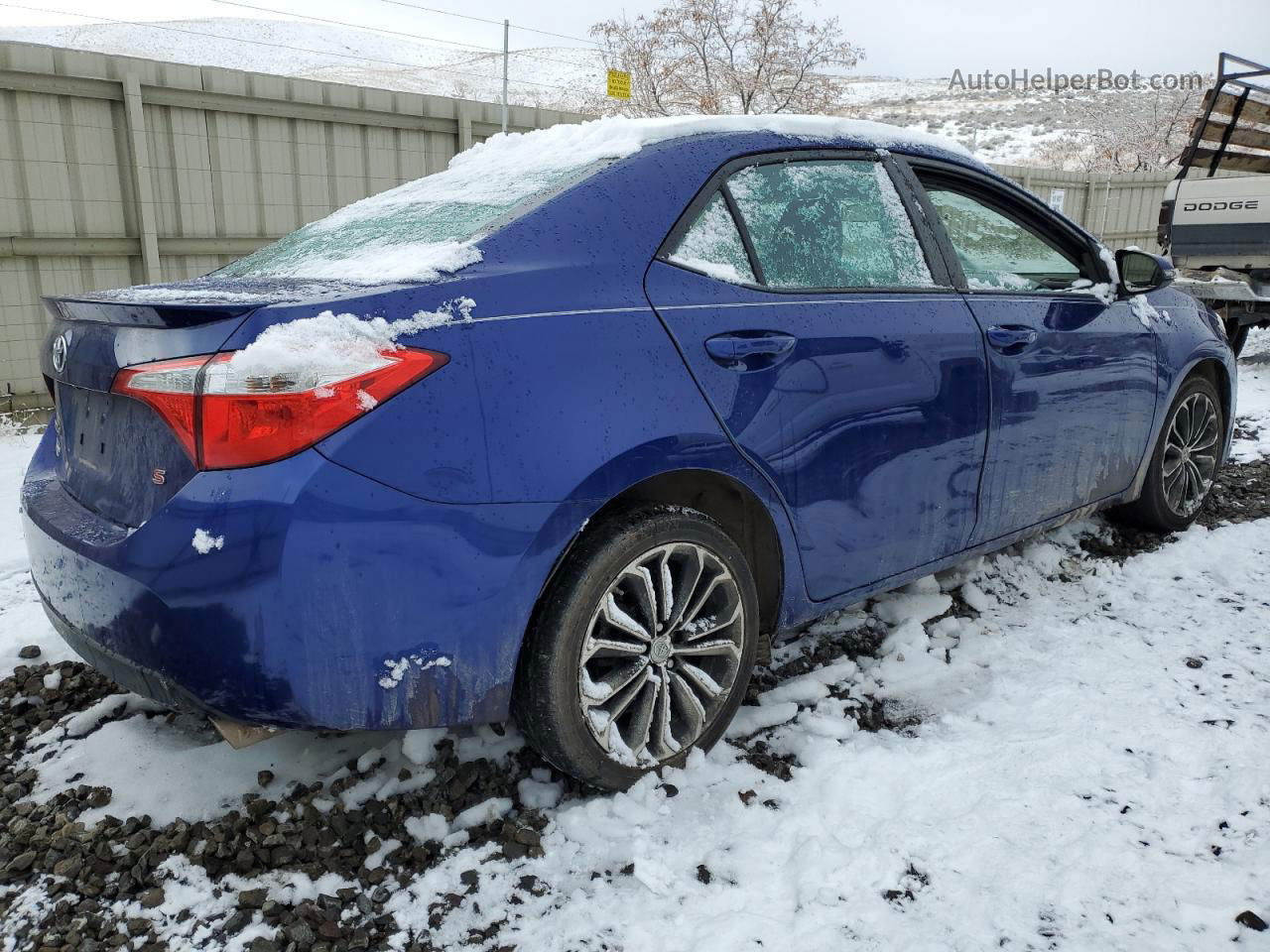 2015 Toyota Corolla L Синий vin: 2T1BURHE5FC409515