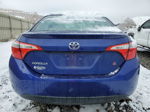 2015 Toyota Corolla L Blue vin: 2T1BURHE5FC409515