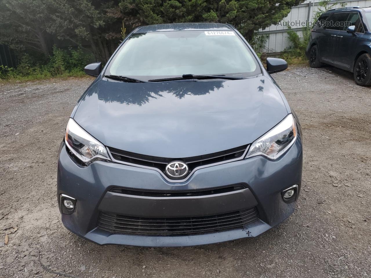 2015 Toyota Corolla L Blue vin: 2T1BURHE5FC435273