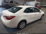 2015 Toyota Corolla Le White vin: 2T1BURHE5FC443213