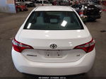 2015 Toyota Corolla Le White vin: 2T1BURHE5FC443213