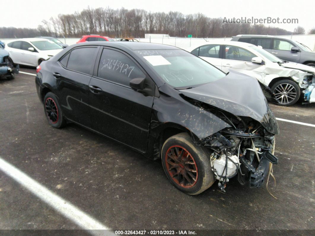 2016 Toyota Corolla L/le/s/s Plus/le Plus Black vin: 2T1BURHE5GC526321