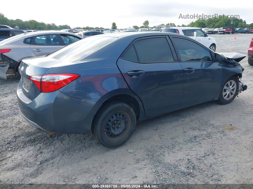 2016 Toyota Corolla L Серый vin: 2T1BURHE5GC539392