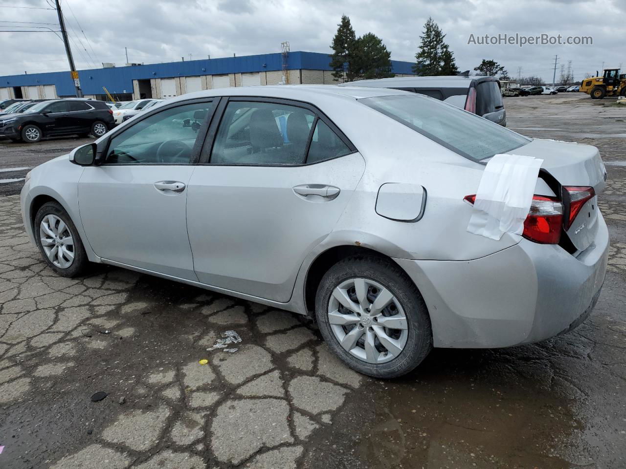 2016 Toyota Corolla L Белый vin: 2T1BURHE5GC545662