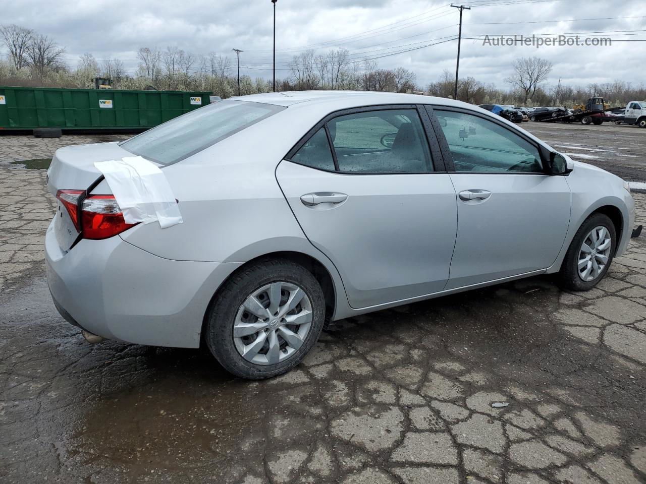 2016 Toyota Corolla L Белый vin: 2T1BURHE5GC545662