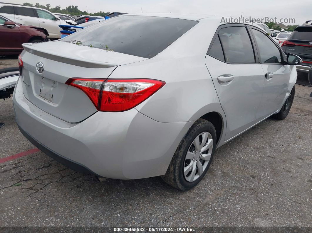 2016 Toyota Corolla S Plus Silver vin: 2T1BURHE5GC596790