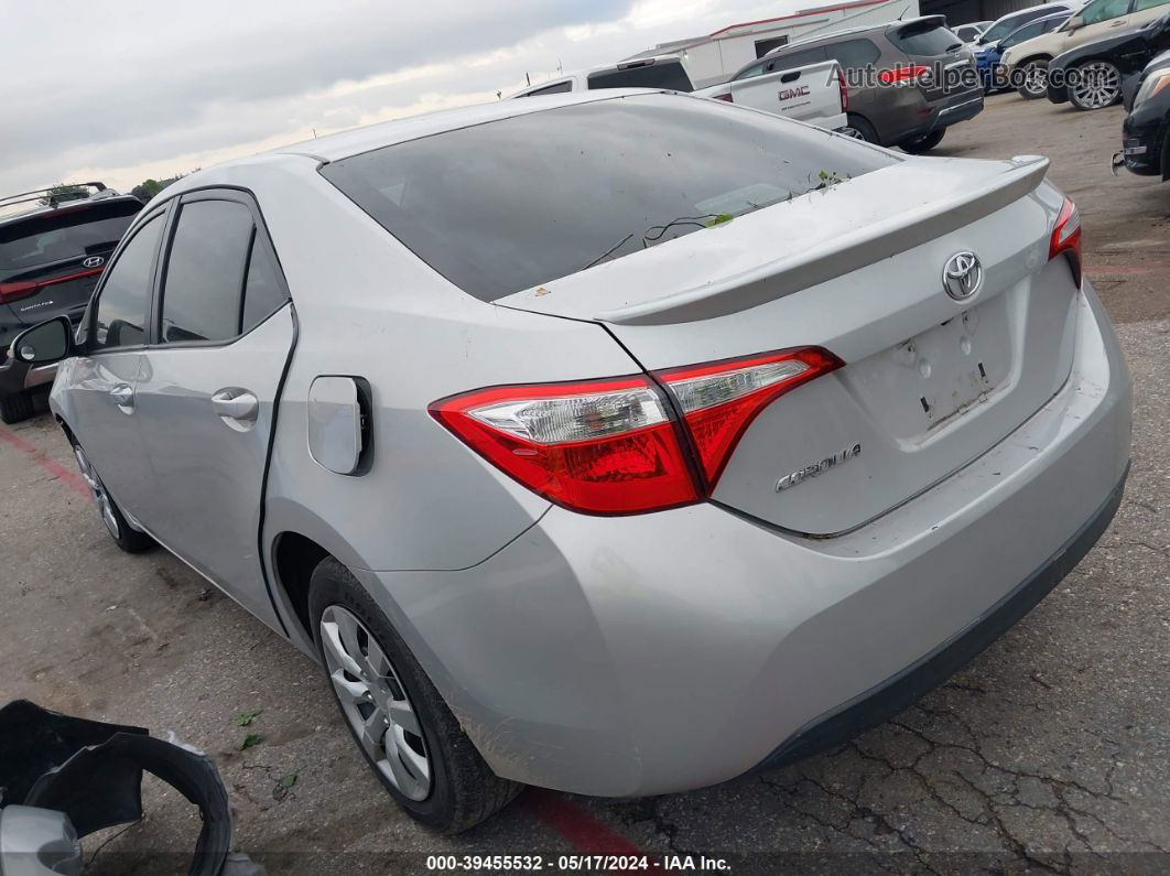 2016 Toyota Corolla S Plus Серебряный vin: 2T1BURHE5GC596790