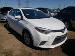 2016 Toyota Corolla L White vin: 2T1BURHE5GC661525