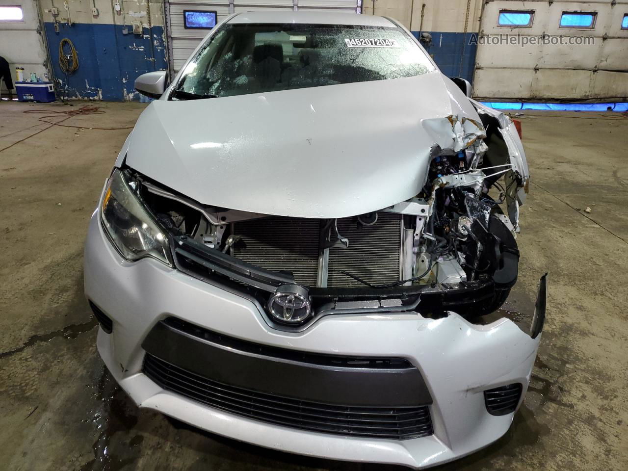 2016 Toyota Corolla L Серебряный vin: 2T1BURHE5GC666322