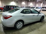 2016 Toyota Corolla L Серебряный vin: 2T1BURHE5GC666322