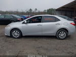 2016 Toyota Corolla L Silver vin: 2T1BURHE5GC729774