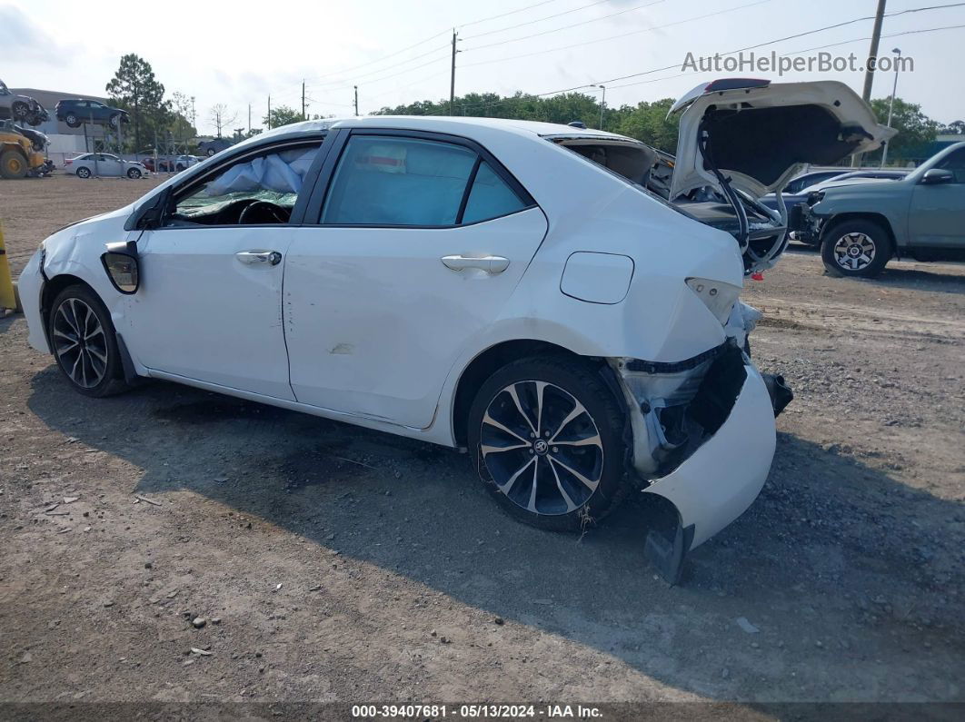 2017 Toyota Corolla Se White vin: 2T1BURHE5HC756779