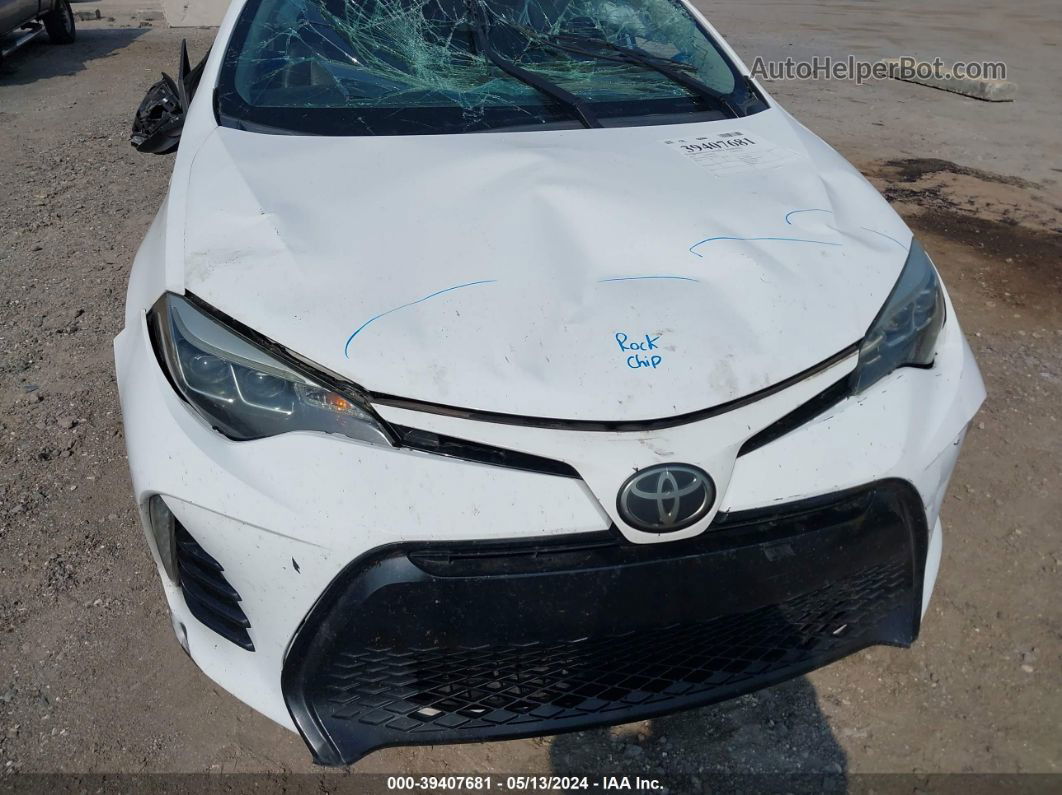 2017 Toyota Corolla Se White vin: 2T1BURHE5HC756779