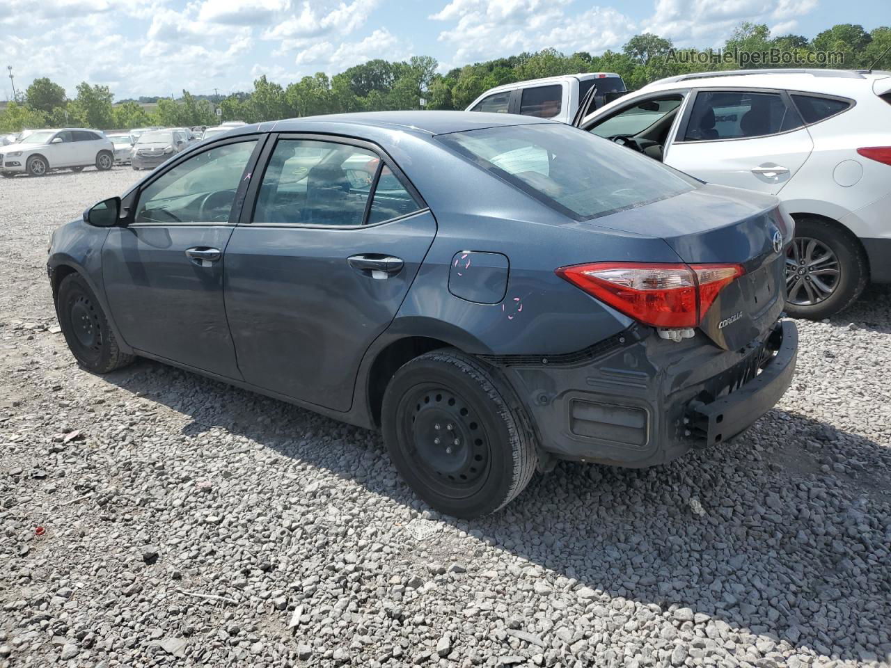 2017 Toyota Corolla L Charcoal vin: 2T1BURHE5HC777079